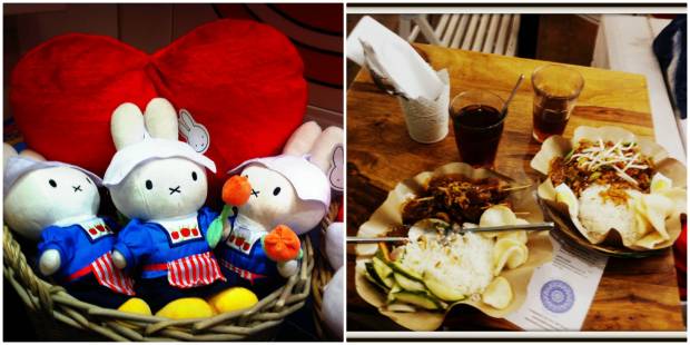 Collage Nijntje, eten